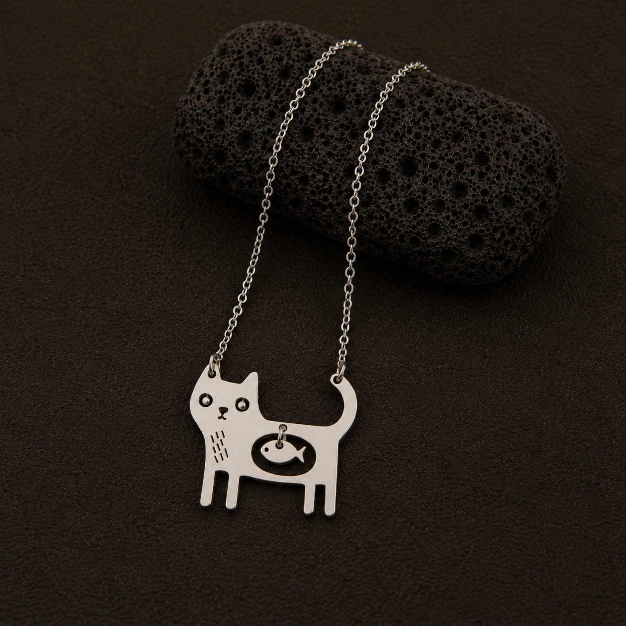Mischief Cat Necklace